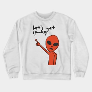 Ghostly Whispers: Let's Get Spooky Crewneck Sweatshirt